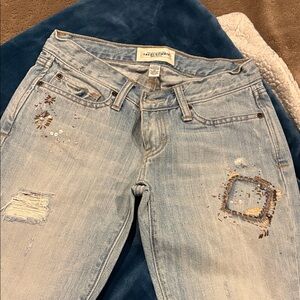 Abercrombie & Fitch Light Blue Boot Cut Jeans